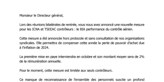 Boycott du CSA DGAC du 06 octobre 2026