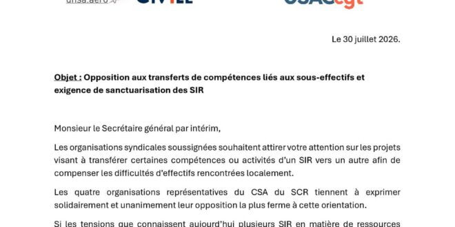 Communiqué intersyndical : fonctions support en danger !