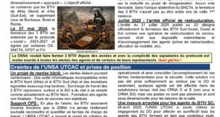 FERMETURE DE 3 BTIV : chronique d’une désorganisation annoncée !