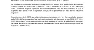 Formation Spécialisée DGAC du 17 décembre 2025 : refus de siéger et déclaration commune.