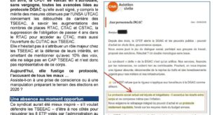 Quand les signataires estiment que le protocole DGAC est «injuste et inégalitaire»…