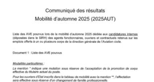 Résultats de la Campagne de Mobilité d’automne 2025